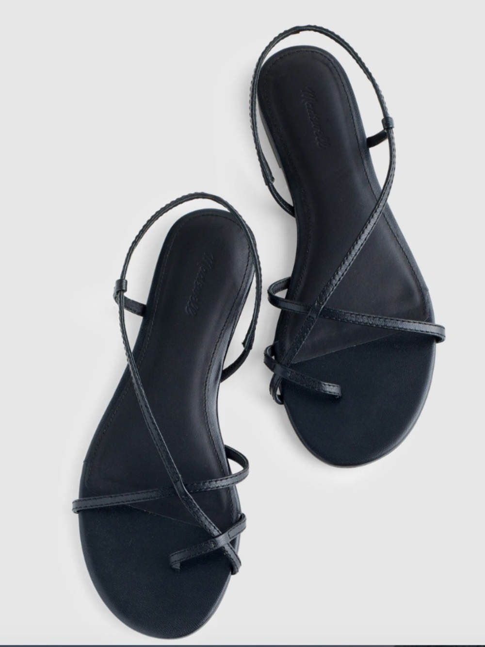 Madewell The Iggy Strappy Sandals in Leather